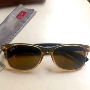 Ray Ban Polarized WAYFARER BICOLOR Two-tone Sunglasses